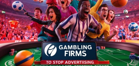 Gambling firms to stop advertising during live sporting events